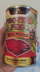 Supremacy Protein Pro Adult Dog Wet Food –  35% High-Protein Muscle Growth & Energy Supplement for All Dog Sizes I Low Salt Content 0.3% Only I BAI APPROVED I  400 grams net content