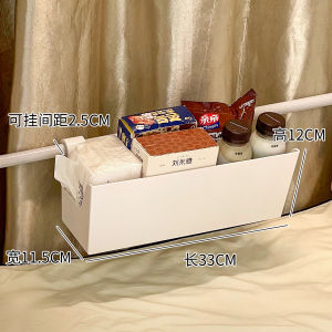 ชั้นวางของติดเตียงแบบแขวนสำหรับหอพักนักเรียน ชั้นวางของสำหรับหน้าเตียง ชั้นวางของสำหรับโทรศัพท์มือถือและแท็บเล็ต