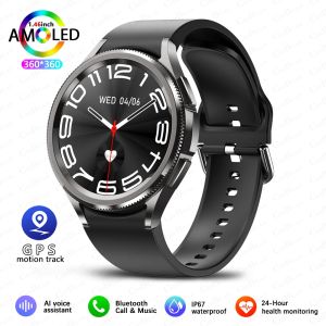 Watch 6 Classic Bluetooth Call Smart Watch Men GPS Outdoor Sports Fitness Model Health Heart Rate Monitor Smartwatch 2025 New