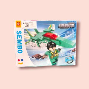 Mainan Robot Anak Mainan Anak Robot Block Brick Big Size Sembo Block Robot Plane Block Pesawat Mainan Anak Edukasi Bongkar Pasang DIY