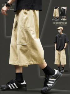SZON | Cotton Work Seven-eighths Trousers Summer