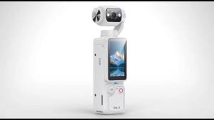 8K Pocket Camera 8K Dual Lenses 3 Axis Gimbal Stabilizer Detachable OLED Screen Triple AI Chip Vlog Cam 4K Action Camera New