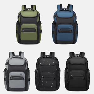 OZUKO New 2025 High Quality Men Fashion Backpack Multifunction 15.6 Inch Laptop Backpack Large Capacity Travel Backpack