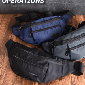 Ready Stock!! Operations Fashion Men Waist Bag Chest Bag Pouch Bag Smooth & Thick Nylon
