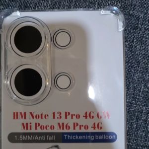 case redmi note 13 pro 4g redmi note 13 pro 5g poco m6 pro 4g poco x6 5g crack pc air bag soft case clear case anticrack