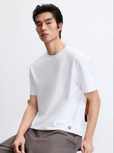 Jack Jones | Straight Shoulder Pure Cotton Minimalist Short Sleeve T Shirt