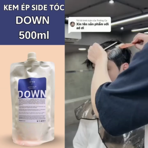 Kem ép side tóc Down Perm 500gr cho cả nam và nữ tạo kiểu tốt mùi thơm dễ chịu