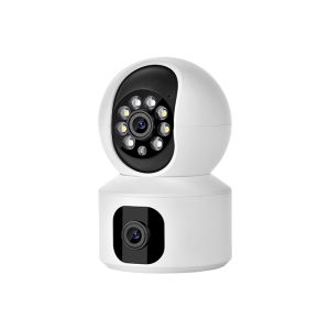 ICSEE XM R11 Dual Lens CCTV Camera HD 1080P Wifi Motion Detection Night Vision indoor two way audio security cctv