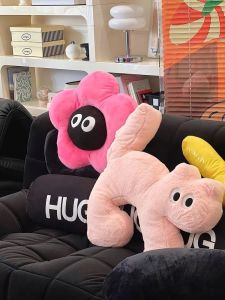 Dễ Thương Gối Hình Mèo Sang Trọng Đệm Ghế Trang Trí Cho Bé Gái Phòng Ngủ Ký Túc Xá Giường Cổ Hỗ Trợ Họa Tiết Hình Thú Sử Dụng Đa Năng