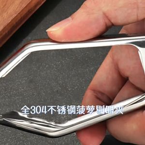 304 Stainless Steel Pineapple and Strawberry Corer – Multifunction Fruit Coring and Hulling Tool for Kitchen