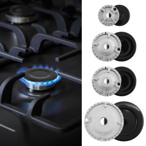 4 ชิ้นหมวกชุดโลหะ Cooktop Burner หมวกและหัว Burner เปลี่ยนชุดแก๊สเตา Burner Caps สําหรับแก๊สเตา Burners