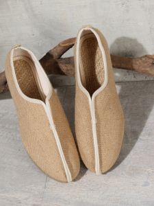 Giày Vải Lanh Nam Mùa Hè Thoải Mái Đế Mềm Giày Lười Phong Cách Mới Giày Bốt Da Bố