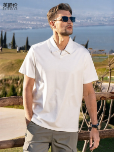 Enjeolon | Cool Modal Fabric Business Casual Short Sleeve T-Shirt
