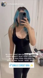 Emilie Corset Bra BSlim - Korset Bra Wanita Breathable Anti Bacterial - Sport Bra