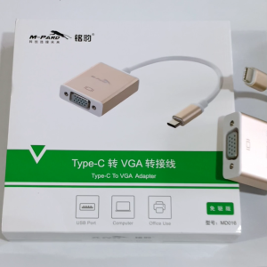 Cáp Type C ra VGA dài 20Cm ( USB C to VGA) / Hiệu King Mater VegGieg M Pard