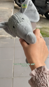 Mainan Anjing Kucing Boneka Gigit Bunyi Karakter Maenan Gigitan Hewan Peliharaan Squeaky Pet Toys