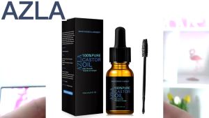 Pure Castor Oil & Essential Oil for Hair, Eyelashes & Eyebrows Growth