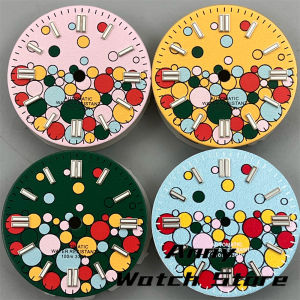 29mm Color Balloon watch dial luminous dial fit NH35 NH36 ETA2836 2824 Mingzhu DG2813 3804 Miyota 8215  Seagull  movement