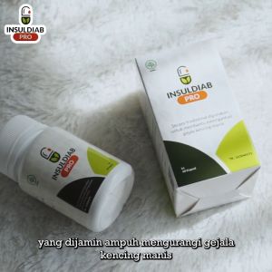 Insuldiab Pro Obat Diabetes Herbal Ampuh Aman BPOM dan 100% Halal Original