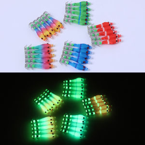 Bộ 5 Mềm Mực Jig Mồi 60 Mm 3.1G Mồi Nhân Tạo Móc Cao Su Tổng Hợp Nổi Mồi Cho Bass & Mực Đại Dương Bãi Biển Hồ Câu Cá