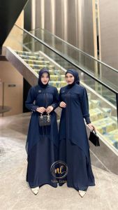(20) NL. WILONA JASMINE DRESS Baju Dress Gamis Wanita Muslimah Wilona Dress by New Lusy. Nazra Sha