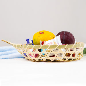 Hộp Đựng Đồ Ăn Hình Cá Bằng Tre Rỗng Thủ Công Sáng Tạo Phong Cách Nhật Bản Cổ Điển Hộp Đựng Đồ Ăn Bằng Tre Nhỏ Trung Quốc Đại Lục