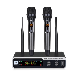 mic wireless JBL/original VM300mic wirelessmic karaokewireless mikrofonmik wirelessmik karaokewireless microphonemic karaoke suara jernihvocal suara terbaik Dual handheld wireless mic