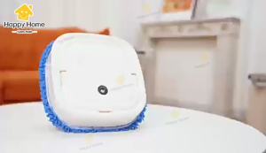 เครื่องถูพื้นแบบเปียกและแห้งอัจฉริยะหุ่นยนต์กวาดผมแบบชาร์จไฟได้หุ่นยนต์ทำความสะอาดในครัวเรือน