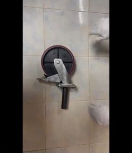 8 นิ้ว ล้อเลื่อน โพลียูรีเทน ล้อนั่งร้าน รสชาติ ล้อ นั่งร้าน ชุด 4 ล้อ