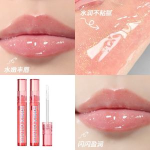 FOMIX Crystal Moisturizing Lip Gloss Transparent Long-lasting Hydrating Shiny Glass Lip Color Lipstick for Any Skin Type