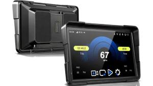 LBW NEW 7 inch Quick-release Motorcycle GPS Navigation CarPlay Android include TPMS Dual Cameras For All Motorcycle Models