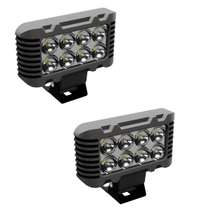 KEVANLY | 2/4pcs 8 Led Auxiliary Work Light Motor Spotlight For Tractor Boat Truck SUV ATV Universal 6500K LED Fog Lights Driving Lamp 12V