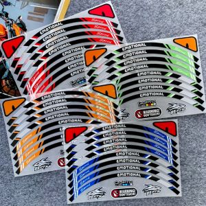 Mags Sticker Motorcycle Wheel Sticker 17″ Rim Decal Stripe Tape Accessories for CFMoto 150NK 250SR 300NK 300SR 400NK 400GT 650NK 650GT 650MT 250NK 800NK 250NK 800NK 450SR
