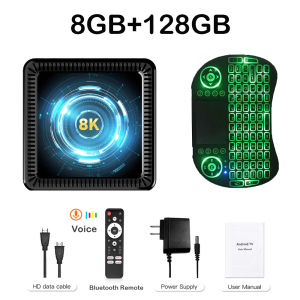 Android 16 TV Box Q19 8K Ultra Allwinner H618 8GB+256GB Bluetooth6.0 Google Voice Assistant High Speed Home Media Set Top Player