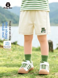 DUFFY BEAR |Quần đùi trẻ em cotton dáng rộng chất liệu mỏng nhẹ thoáng mát