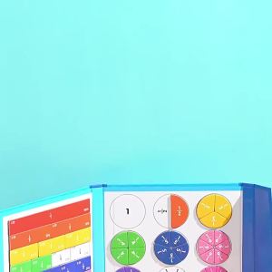 Magnetic Fraction Puzzles for Math Mastery Montessori Enlightenment with Fun Arithmetic Teaching Aid Cognitive Educational Toys