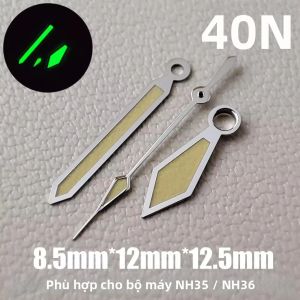 Đồng Hồ Đeo Tay Phát Sáng Màu Xanh Lá Cây Phụ Kiện Đồng Hồ Kim Giây Tương Thích Với Bộ Máy NH35 NH36 Để Sửa Chữa Và Tùy Chỉnh Đồng Hồ