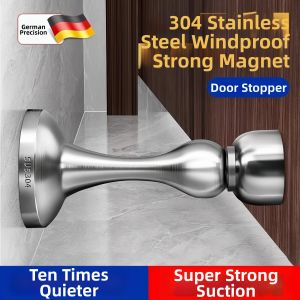 SANGMO | Strong Magnet Door Stopper Ground Anchor No Drilling Required