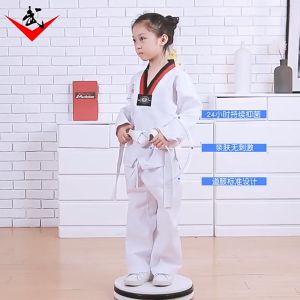 **"คุณภาพสูง 90-190 ชุดเทควันโด ผ้านอก ชูดเทควันโดเด็ก ชูดเทควันโดผู้ใหญ่ ชูดเทควันโดแถมสายข