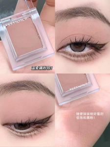 HeroOrange Single Color Eyeshadow Palette Matte Purple Smoke Sparkling Earth Tone Waterproof Sweatproof Long-lasting for All Skin Types