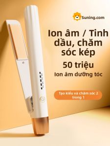 Bàn Phím Ủi Tóc Thẳng Và Xoăn Hai Trong Một Bàn Phím Âm Ion Không Gây Hư Hại Định Hình Lâu Dài Mini Di Động 2134
