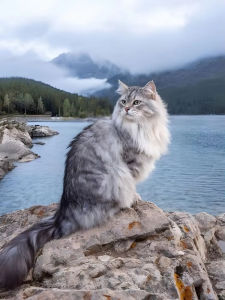 BILIBILI | New Maine Coon DIY Diamond Painting Kit Big Cats Portrait Diamond Embroidery Mosaic Oil Painting Hand Gift Home Decor