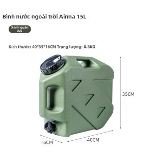 HUANGJUDE | Bình Lưu Trữ Di Động Dày Có Vòi