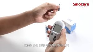 Paket Cek Gula Darah Sinocare / Sinoheart Safe Accu Alat Cek Gula Alat strip gula darah sinocare ecer