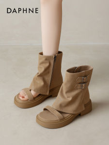 Daphne | Breathable Platform Ankle Boots
