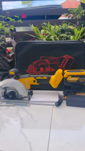 SOARFLY 5" Brushless Cordless Circular Saw - 3-Speed 45° Bevel Cut 0-42mm na Lalim Auto Blade Guard Multi-Material Cutter para sa Kahoy Tile Metal PVC