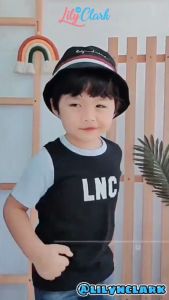 Lily And Clark Topi Bucket Anak Laki-Laki dengan bahan yang nyaman warna Navy TL04