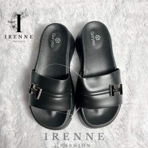 Sandal Karet Jelly Import Wedges Tinggi 7 cm Motif H GORYEO 2108