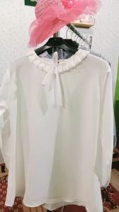 Lala blouse crinkle atasan wanita formal jumbo oversize