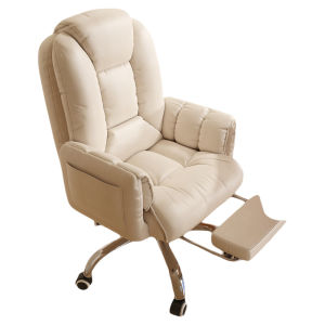 Ergonomic Computer Chair Comfortable Desk Chair Living Room Sofa Chair Bedroom Leisure Student Dormitory Back Chair Adjustable Height